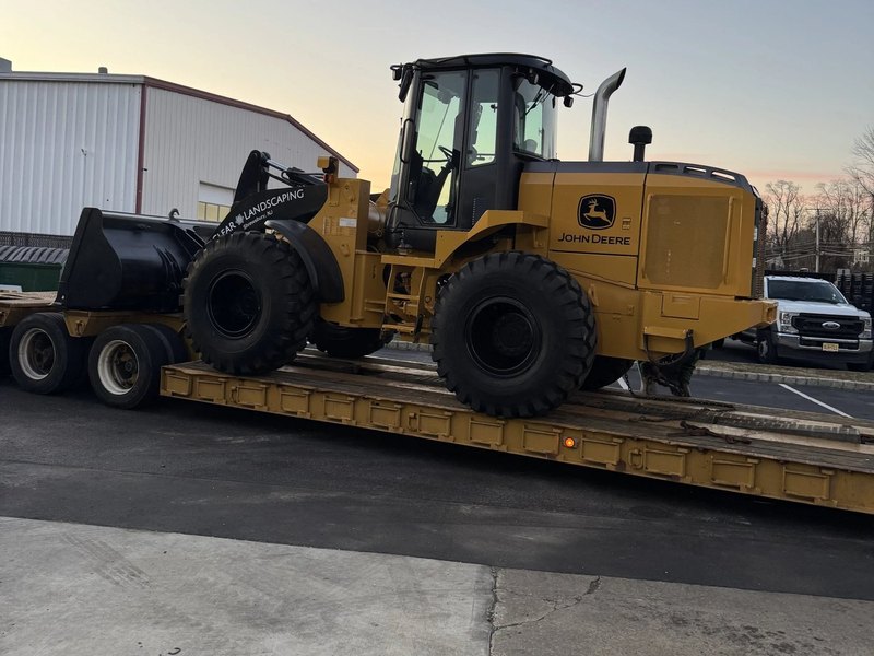 Clear Landscaping equipment on a commercial site in Middlesex County